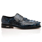 Mauri 4717/3 Baby Croc / Hornback Dress Shoes Night (Special Order)