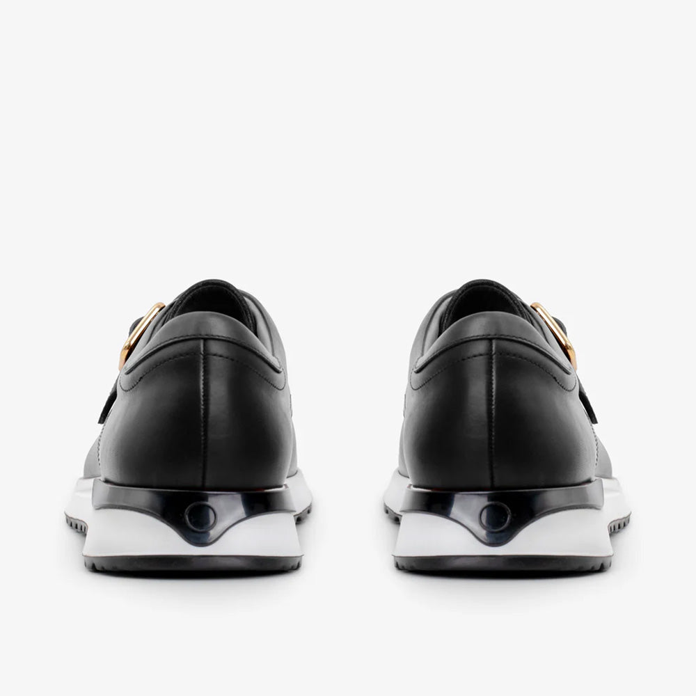 Vinci Leather The Torino Leather Sneaker Black