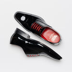 Calzoleria Toscana Q4849 Patent Leather Oxfords Black