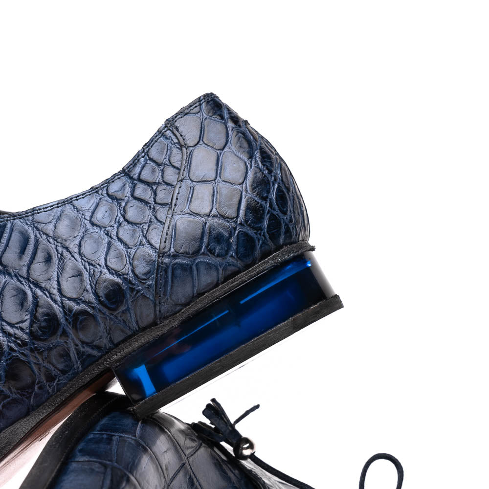 Mauri 4851 Alligator Derby Wonder Blue (SPECIAL ORDER)