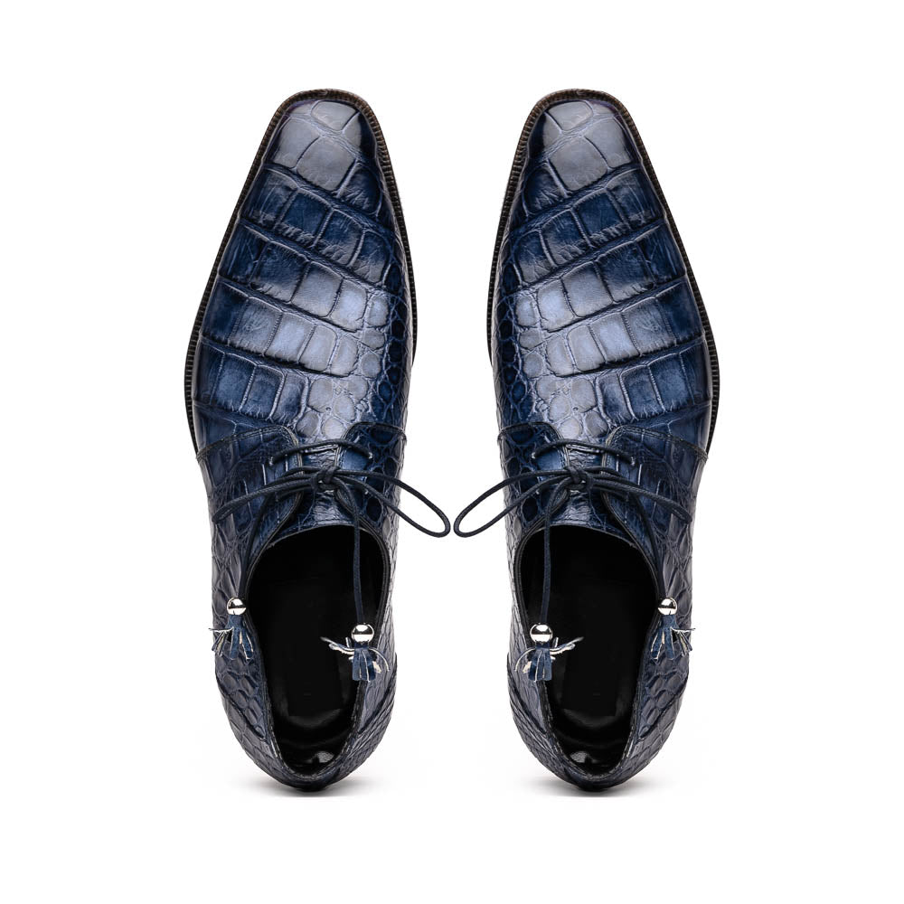 Mauri 4851 Alligator Derby Wonder Blue (SPECIAL ORDER)