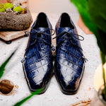 Mauri Alligator Derby Wonder Blue