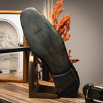 Mauri 4885 Croco Flanks Dress Shoes Money Green (Special Order)