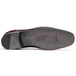 Mauri 4885 Croco Flanks Dress Shoes Ruby Red (Special Order)