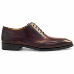 Mezlan Messena Eel & Calfskin Oxfords Burgundy