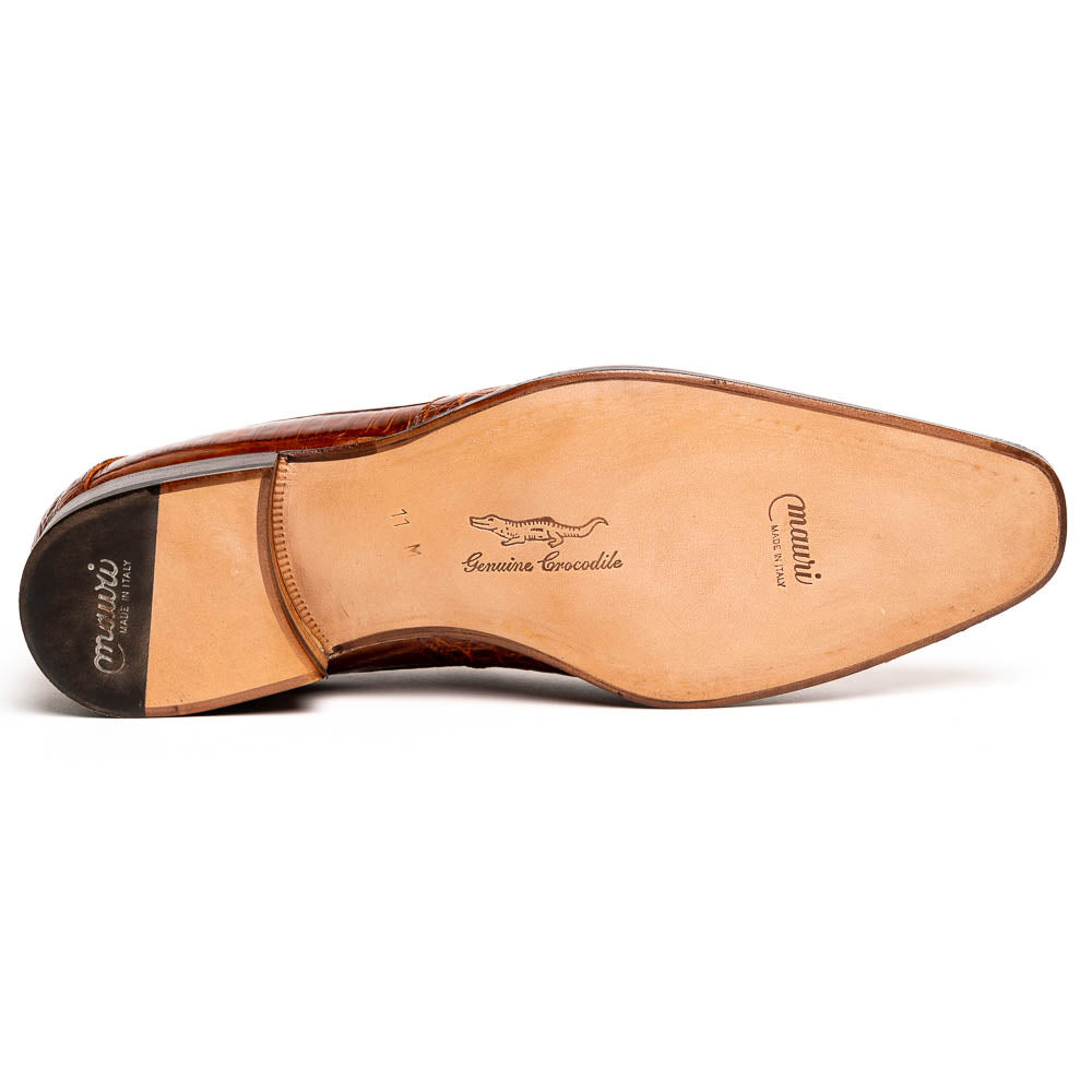 Mauri 4912 Body Alligator Shoes Gold