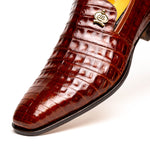 Mauri 4912 Body Alligator Shoes Gold
