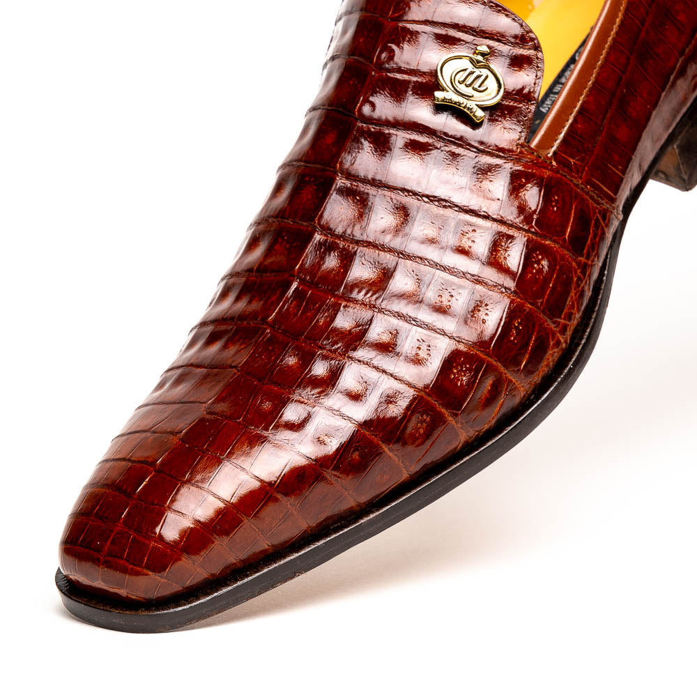 Mauri 4912 Body Alligator Shoes Gold