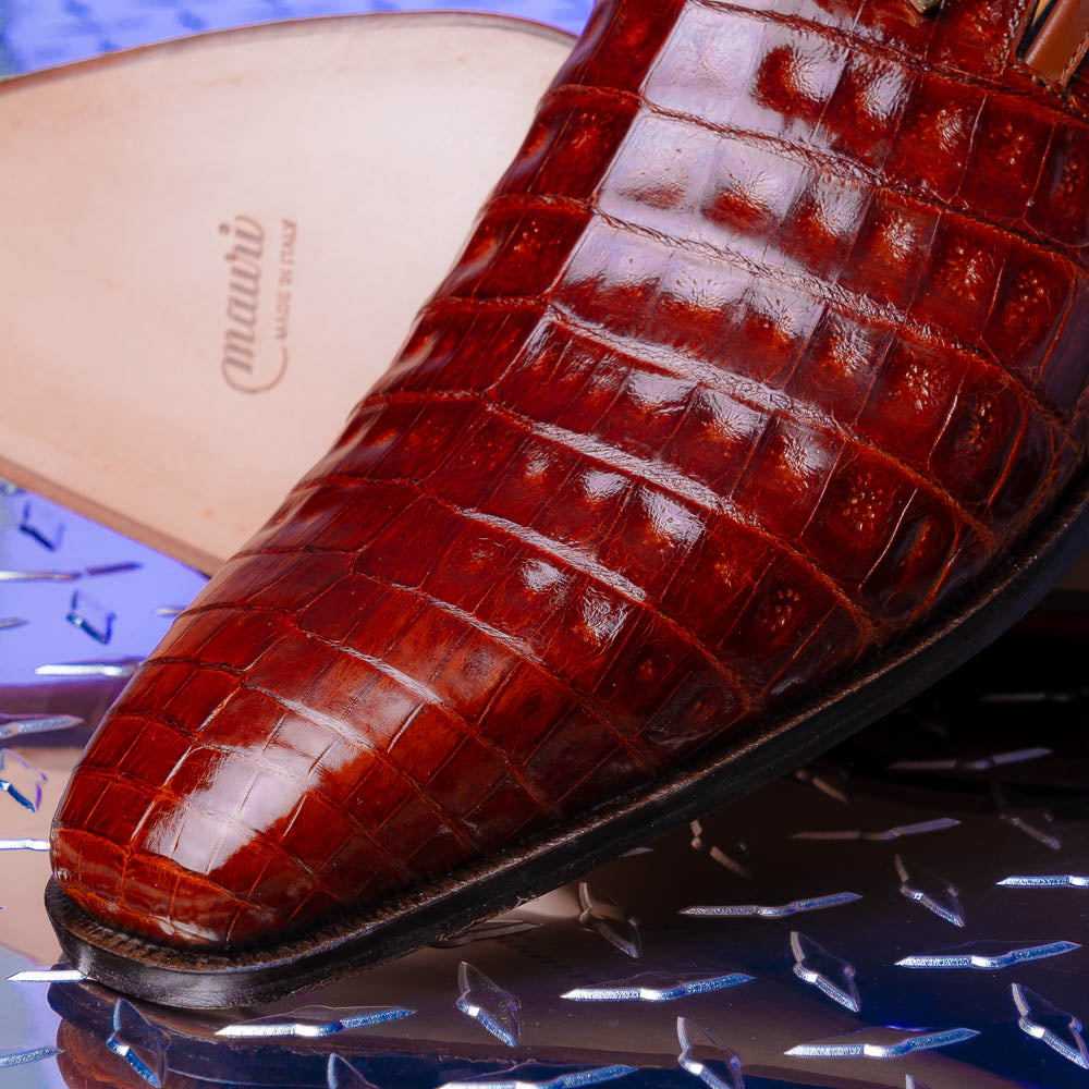 Mauri 4912 Body Alligator Shoes Gold