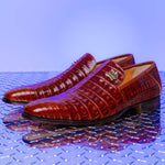 Mauri 4912 Body Alligator Shoes Gold