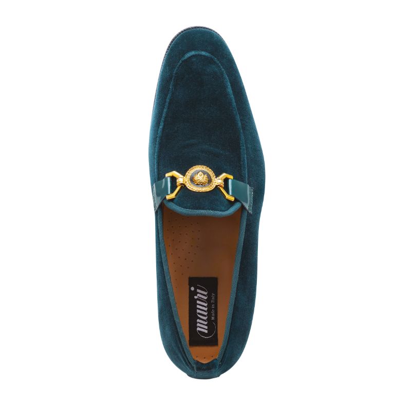 Mauri 4940 Floss Velvet Loafers Forest Green (Special Order)