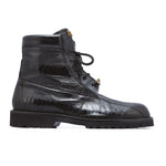 Mauri 4949 Hawk Ostrich Leg Boots Black (Special Order)