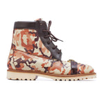 Mauri 4980 Rambo Calf & Crocodile Boots Camo