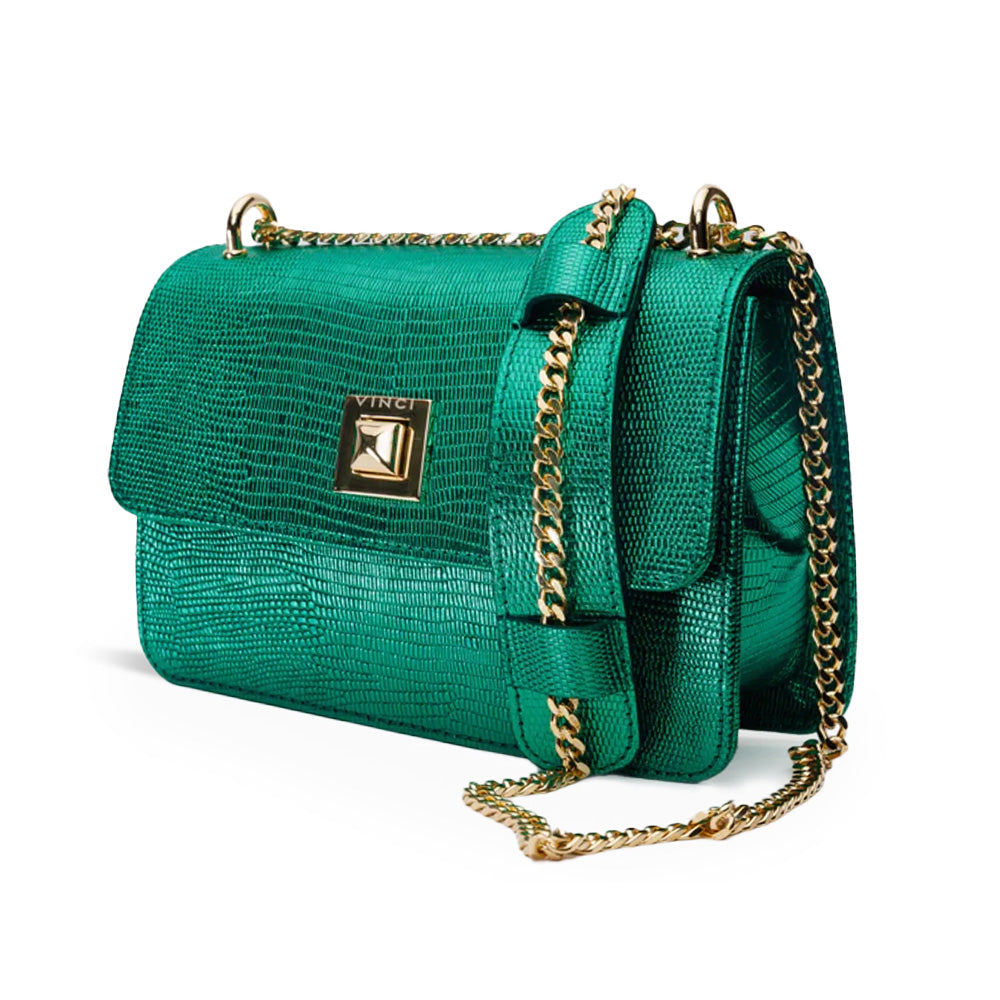 Vinci Leather The Maple Women's Leather Handbag Green
