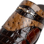Maseratti Arabia 5005 Embossed Crocodile / Caiman / Ostrich Sandals 