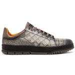 Mezlan Crocodile Sneaker Pearl Grey (50073-S)