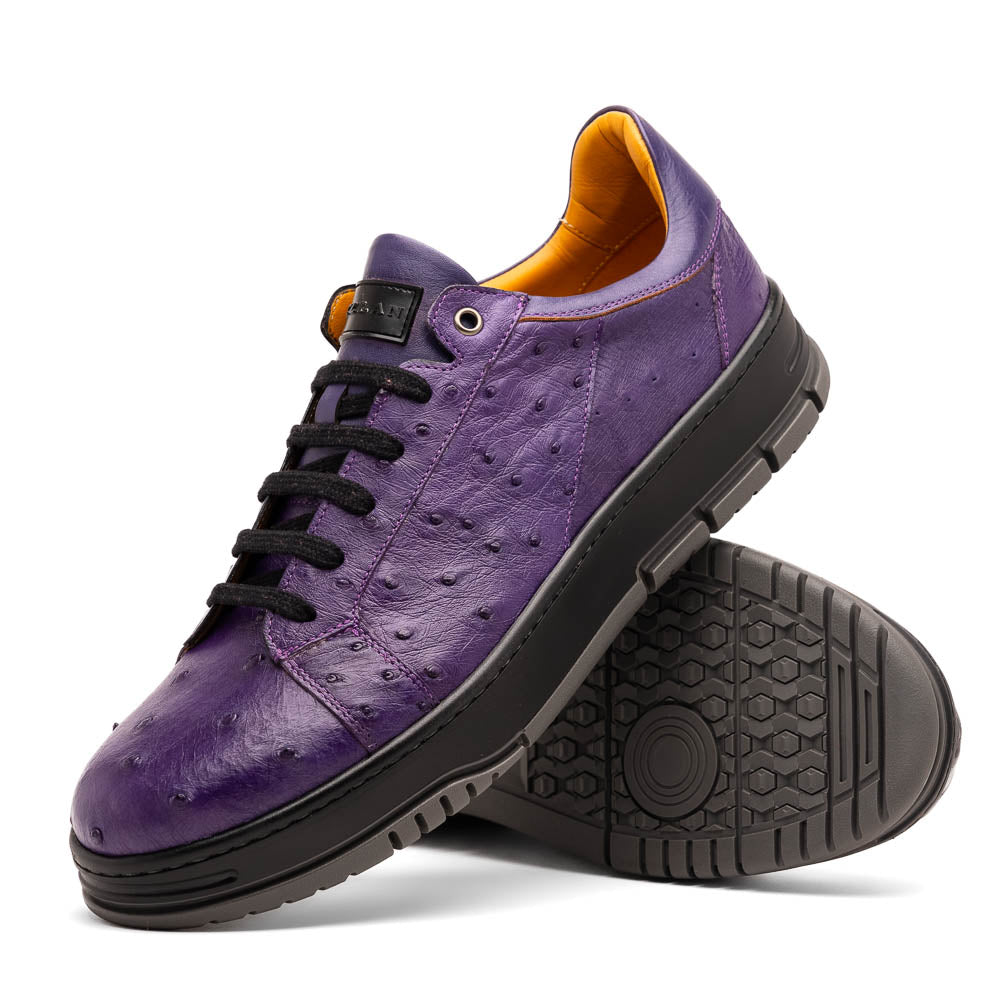 Mezlan Ostrich Sneaker Purple (50073-S) (Exclusive