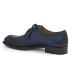 Mezlan Crocodile Plain Toe Derby Blue (50110-C)