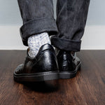 Mezlan Ostrich Slip-On Sneaker Black (50214-S) (Exclusive)