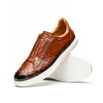 Mezlan Ostrich Slip-On Sneaker Brandy (50214-S) (Exclusive)
