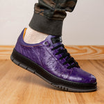 Mezlan Ostrich Sneaker Purple (50073-S) (Exclusive)