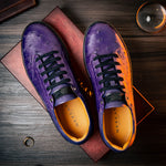 Mezlan Ostrich Sneaker Purple (50073-S) (Exclusive)
