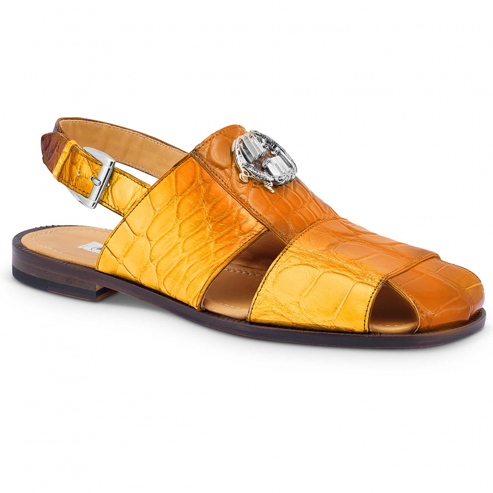 Mauri 5126 Hydro Body Alligator Sandals Multi Orange