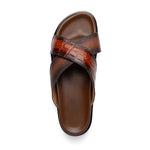 Mauri 5134 Alligator Time Sandals Cognac / Dirty T. Moro
