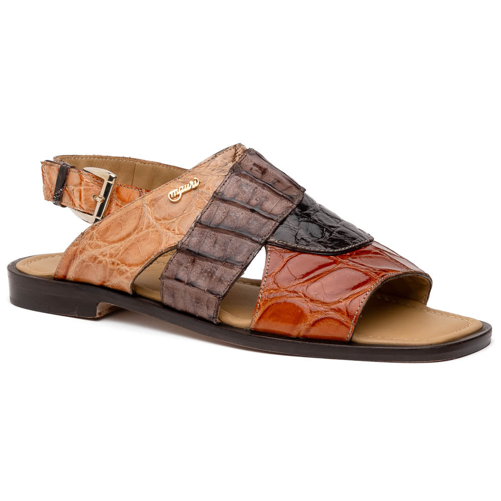 Mauri 5181 Cayman Alligator & Hornback Multi Brown / Sport Rust