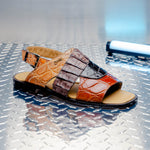 Mauri 5181 Cayman Alligator & Hornback Multi Brown / Sport Rust (Special Order)
