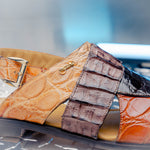 Mauri 5181 Cayman Alligator & Hornback Multi Brown / Sport Rust (Special Order)