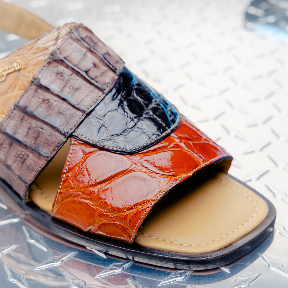 Mauri 5181 Cayman Alligator & Hornback Multi Brown / Sport Rust (Special Order)