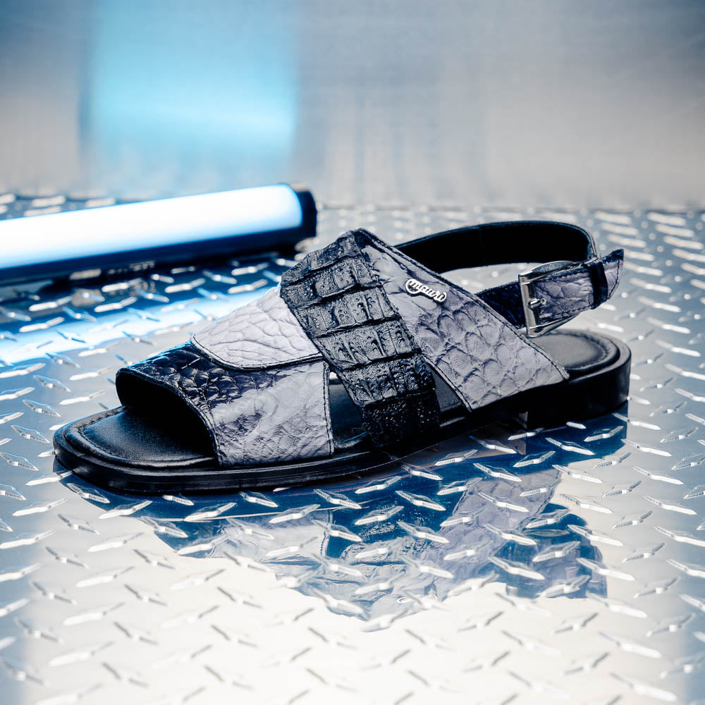Mauri 5181 Cayman Alligator & Hornback Multi Black / Multi Grey (Special Order)