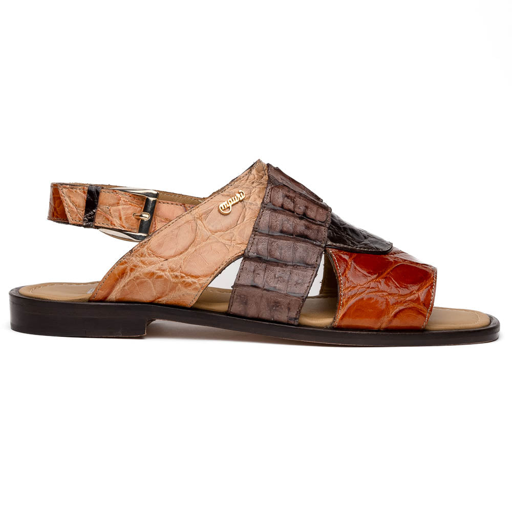 Mauri 5181 Cayman Alligator & Hornback Multi Brown / Sport Rust (Special Order)