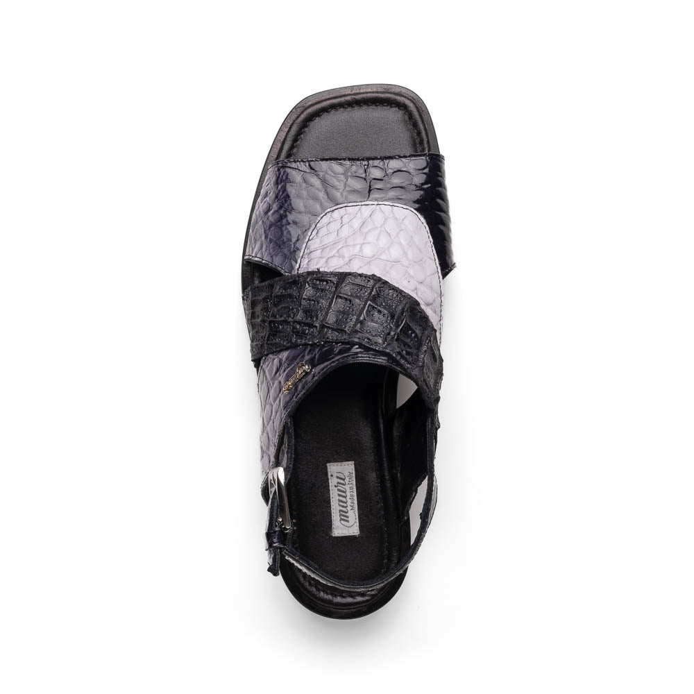 Mauri 5181 Cayman Alligator & Hornback Multi Black / Multi Grey (Special Order)
