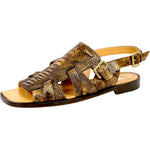 Mauri Antigua 5197 Ostrich Leg Sandals Special Dye Desert