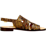 Mauri Antigua 5197 Ostrich Leg Sandals Special Dye Desert