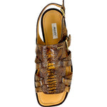 Mauri Antigua 5197 Ostrich Leg Sandals Special Dye Desert
