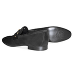 Corrente 5229 Suede Ornament Loafer Black