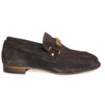 Corrente 5229 Suede Ornament Loafer Brown