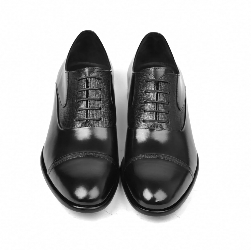 Corrente C001201-5256 Cap Toe Lace Up Black