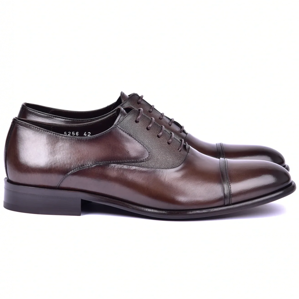 Corrente C001201-5256 Cap Toe Lace Up Brown
