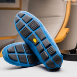 Calzoleria Toscana 5303 Venetian Suede Driving Loafers Denim