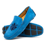 Calzoleria Toscana 5303 Venetian Suede Driving Loafers Denim