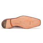 Mauri Bartolomco 53141-1 Alligator Derby Shoes Ruby Red (Special Order)