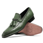 Corrente C0001107-5509 Tassel Loafer Green