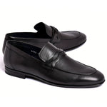 Corrente C160-5532 Deerskin Loafer Black