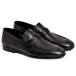 Corrente C160-5532 Deerskin Loafer Black