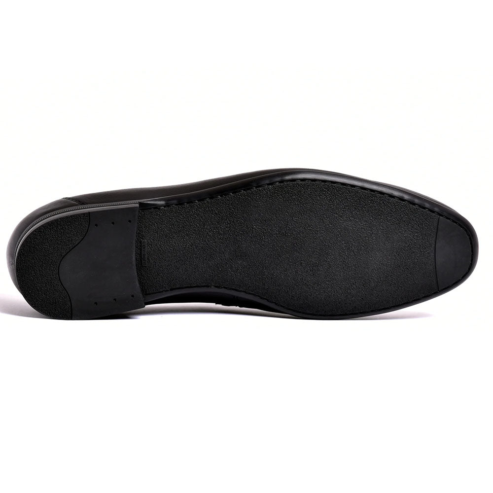 Corrente C160-5532 Deerskin Loafer Black