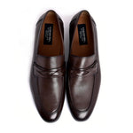 Corrente C161-5532 Deerskin Loafer Brown